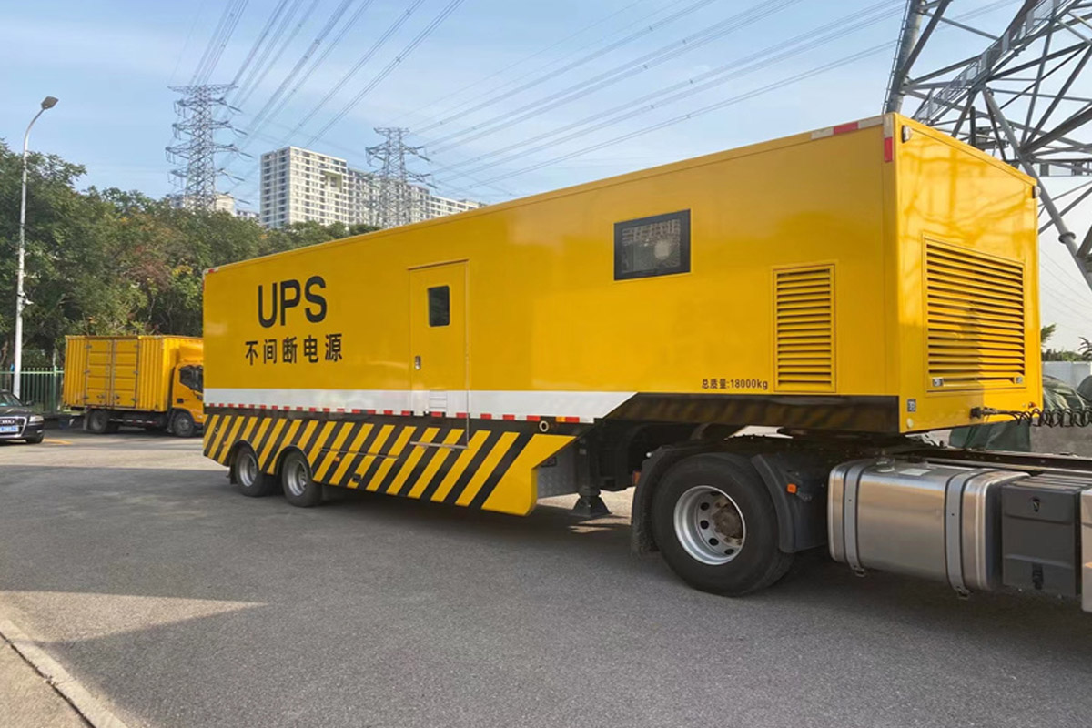 河西区街道发电机租赁施工现场